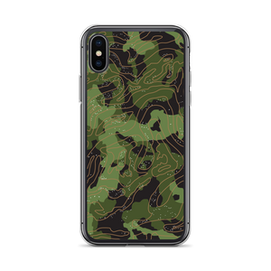 iPhone X/XS Green Camoline iPhone Case by Design Express