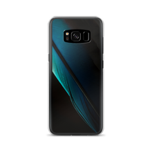 Samsung Galaxy S8 Blue Black Feather Samsung Case by Design Express