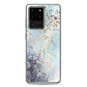 Samsung Galaxy S20 Ultra Soft Blue Gold Samsung Case by Design Express
