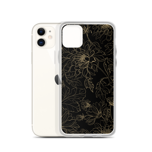 Golden Floral iPhone Case by Design Express