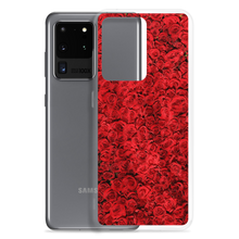 Red Rose Pattern Samsung Case by Design Express