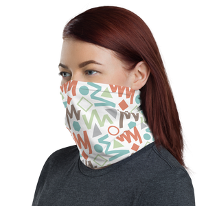 Soft Geometrical Pattern 02 Neck Gaiter Masks by Design Express
