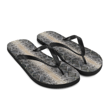 Snake Skin Print Flip-Flops by Design Express