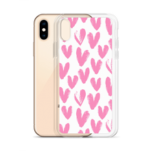 Pink Heart Pattern iPhone Case by Design Express