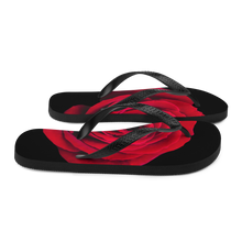 Charming Red Rose Flip-Flops by Design Express