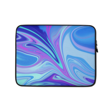 13 in Purple Blue Watercolor Laptop Sleeve by Design Express