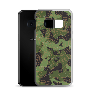 Green Camoline Samsung Case by Design Express
