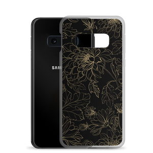 Golden Floral Samsung Case by Design Express