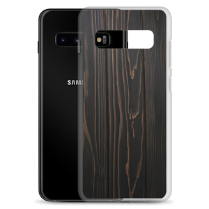 Black Wood Samsung Case by Design Express