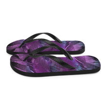 Purple Feathers Flip-Flops by Design Express