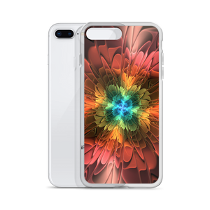 Abstract Flower 03 iPhone Case by Design Express