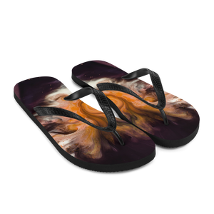 Abstract Painting Flip-Flops by Design Express