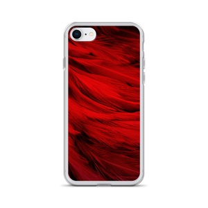 iPhone 7/8 Red Feathers iPhone Case by Design Express