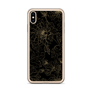 Golden Floral iPhone Case by Design Express