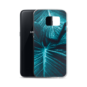 Turquoise Leaf Samsung Case by Design Express