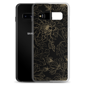 Golden Floral Samsung Case by Design Express