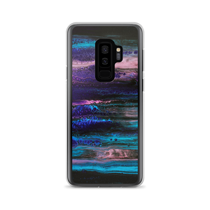 Samsung Galaxy S9+ Purple Blue Abstract Samsung Case by Design Express
