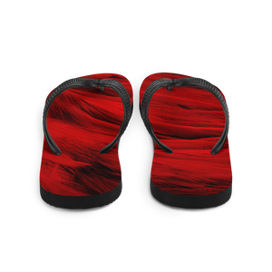 Red Feathers Flip-Flops by Design Express
