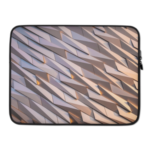 15 in Abstract Metal Laptop Sleeve by Design Express