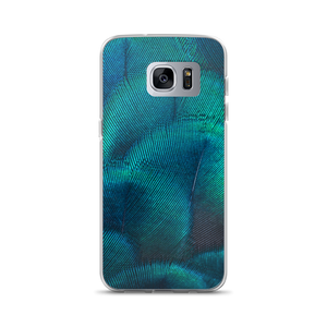 Samsung Galaxy S7 Edge Green Blue Peacock Samsung Case by Design Express