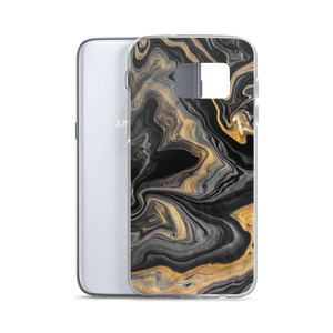 Black Marble Samsung Case by Design Express