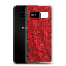 Red Rose Pattern Samsung Case by Design Express
