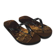 Gold Swirl Flip-Flops by Design Express