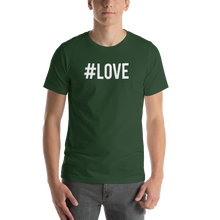 Forest / S Hashtag #LOVE Short-Sleeve Unisex T-Shirt by Design Express