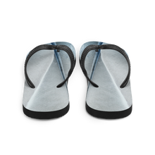 White Feathers Texture Flip-Flops by Design Express