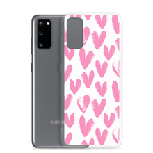 Pink Heart Pattern Samsung Case by Design Express