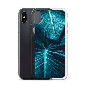 Turquoise Leaf iPhone Case by Design Express