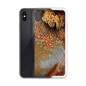 Brown Pheasant Feathers iPhone Case by Design Express