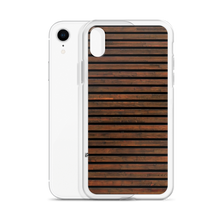 Horizontal Brown Wood iPhone Case by Design Express