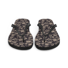 Skull Pattern Flip-Flops by Design Express