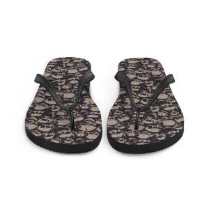 Skull Pattern Flip-Flops by Design Express