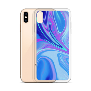 Purple Blue Watercolor iPhone Case by Design Express