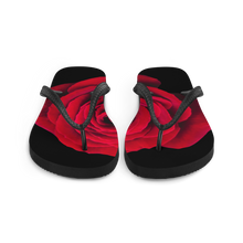 Charming Red Rose Flip-Flops by Design Express