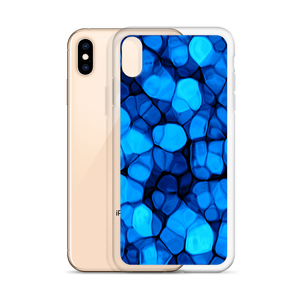 Crystalize Blue iPhone Case by Design Express