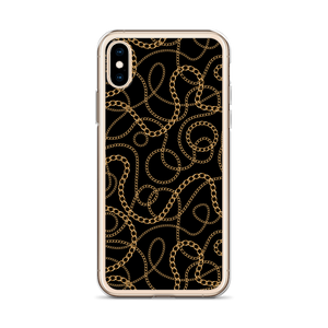 Golden Chains iPhone Case by Design Express