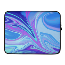 15 in Purple Blue Watercolor Laptop Sleeve by Design Express