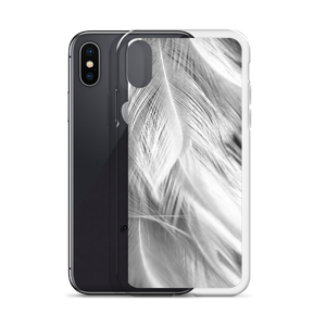 White Feathers iPhone Case by Design Express