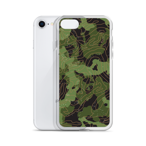 Green Camoline iPhone Case by Design Express
