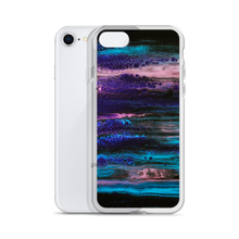 Purple Blue Abstract iPhone Case by Design Express