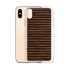 Horizontal Brown Wood iPhone Case by Design Express