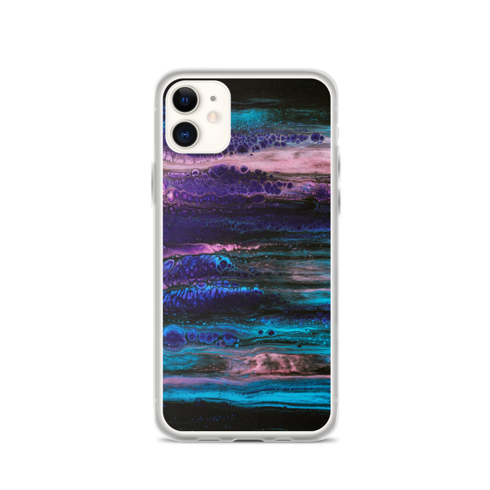 iPhone 11 Purple Blue Abstract iPhone Case by Design Express