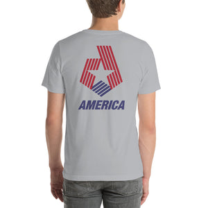 America "Star & Stripes" Back Short-Sleeve Unisex T-Shirt by Design Express