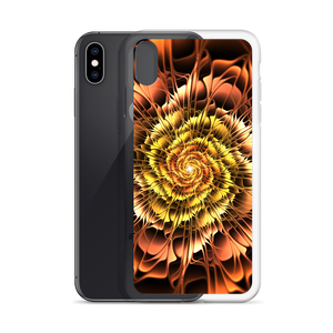 Abstract Flower 01 iPhone Case by Design Express