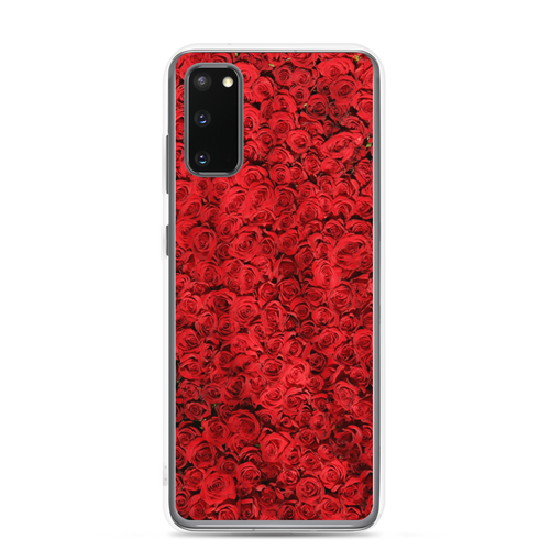 Samsung Galaxy S20 Red Rose Pattern Samsung Case by Design Express