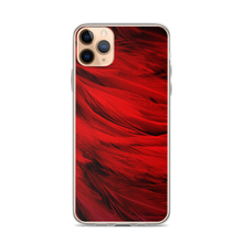 iPhone 11 Pro Max Red Feathers iPhone Case by Design Express