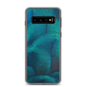 Samsung Galaxy S10 Green Blue Peacock Samsung Case by Design Express